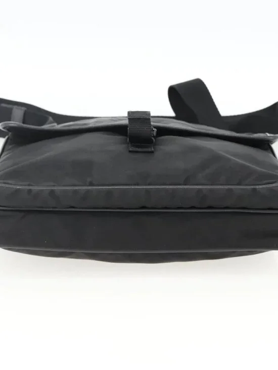 PRADA Shoulder Bag Nylon Black Silver Auth bs32792 - Picture 7 of 16